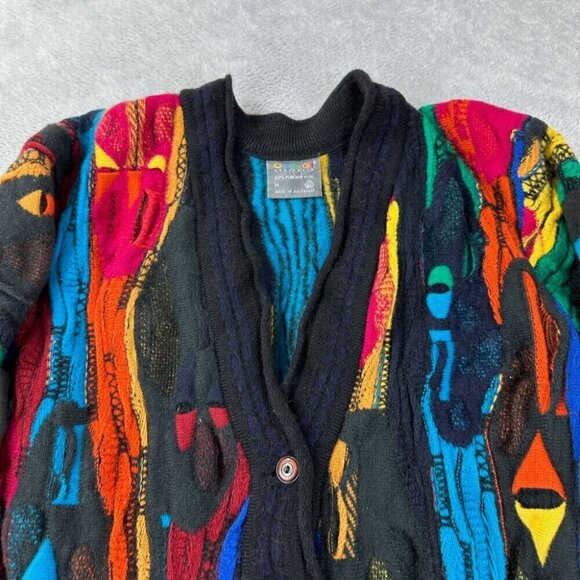 Vintage Coogi Australia  Wool Cardigan Women's Size Medium Biggie Smalls - Picture 14 of 15